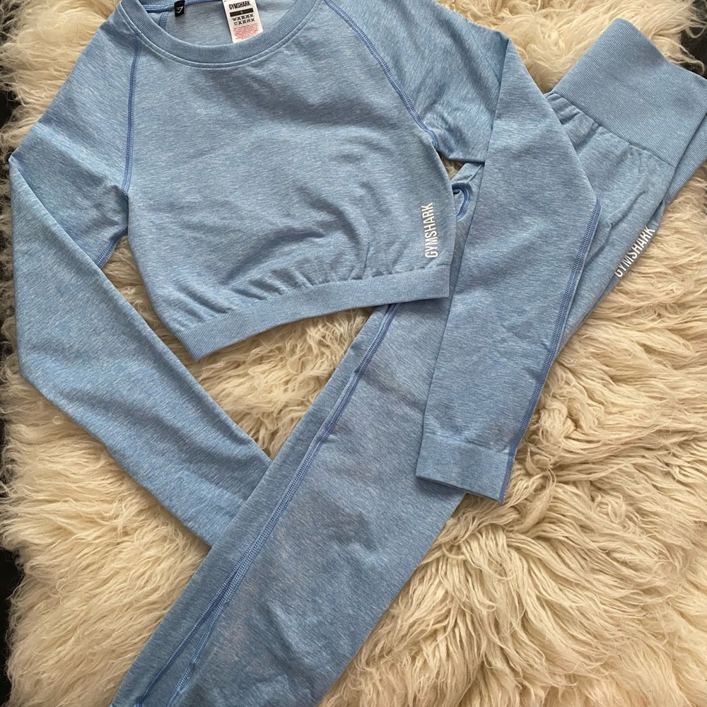Gymshark Workout Set Long Sleeve Top and Leggings